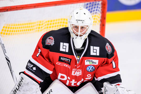 Piteås målvakt Joel Vännström