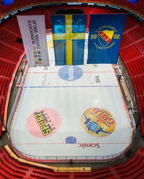 Interiör av Globen