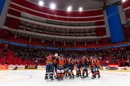 Djurgårdens spelare jublar