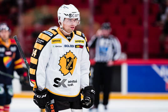 Skellefteås Emil Pettersson ser deppig ut