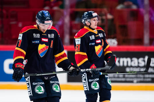 Djurgårdens Calle Ridderwall och Markus Ljung hänger med