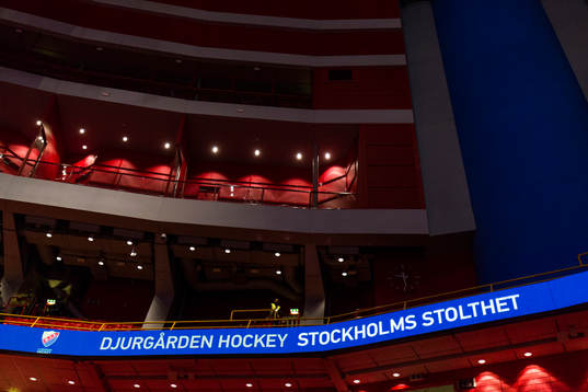 Interiör av Globen