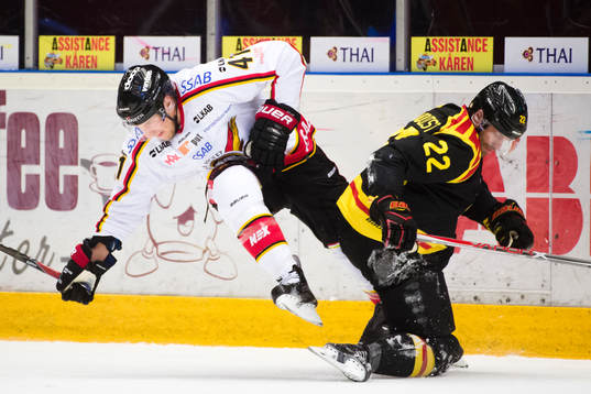 Luleås Ilari Melart och Brynäs Jörgen Sundqvist