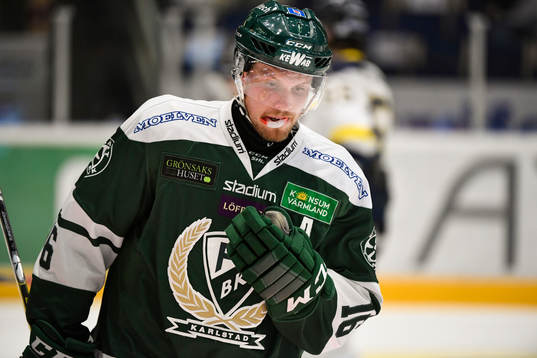 Färjestads Alexander Johansson deppar