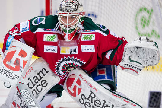 Frölundas målvakt Johan Gustafsson