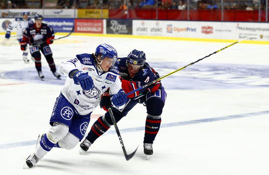 Leksands Patrik Norén och Linköpings Niclas Lundgren
