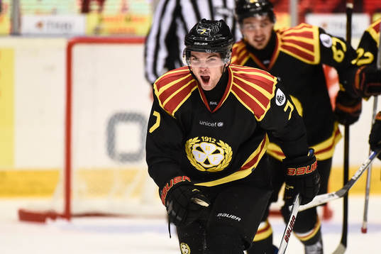 Brynäs Ponthus Westerholm jublar