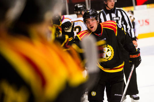 Brynäs Ponthus Westerholm jublar