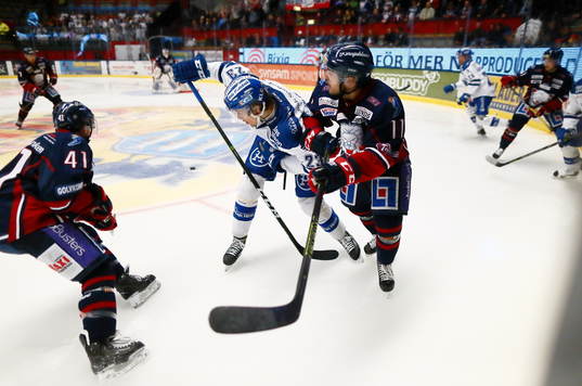 Leksands Sondre Olden och Linköpings Garrett Roe