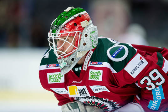 Frölundas målvakt Dan Bakala