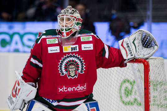 Frölundas målvakt Johan Gustafsson