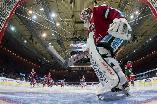 Frölundas målvakt Johan Gustafsson