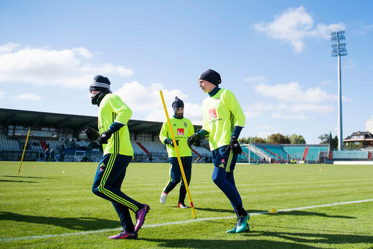 Sveriges Emil Forsberg, Victor Nilsson Lindelöf och Jimmy