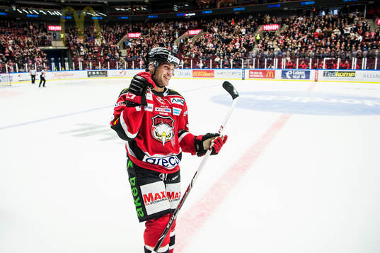 Malmö Redhawks André Benoit jublar