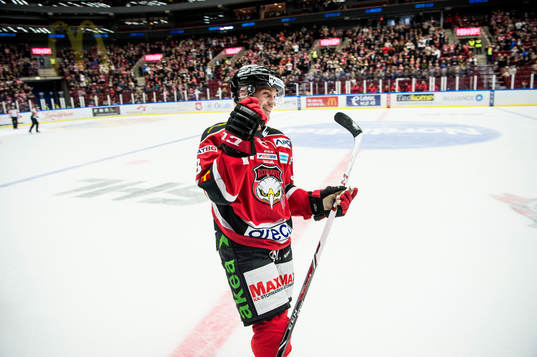 Malmö Redhawks André Benoit jublar
