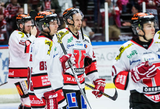 Örebros Marcus Weinstock deppar med lagkamraterna