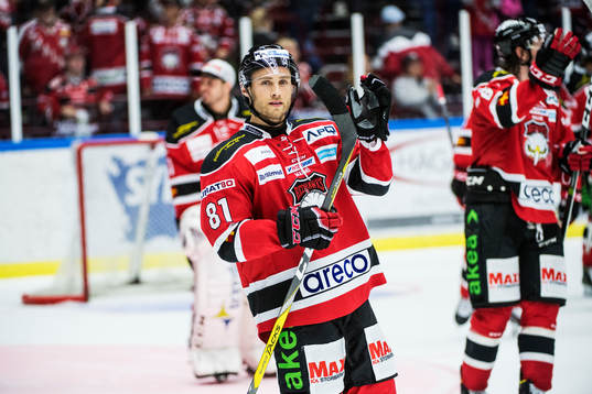 Malmö Redhawks Ilari Filppula jublar