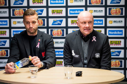 Örebros tränare Johan Tornberg och Malmö Redhawks