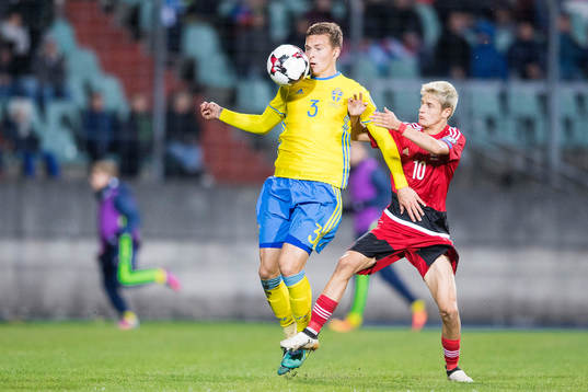 Sveriges Victor Nilsson Lindelöf och Luxemburgs Vincent