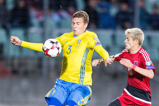Sveriges Victor Nilsson Lindelöf och Luxemburgs Vincent