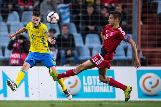 Sveriges Mikael Lustig och Luxemburgs Dirk Carlson