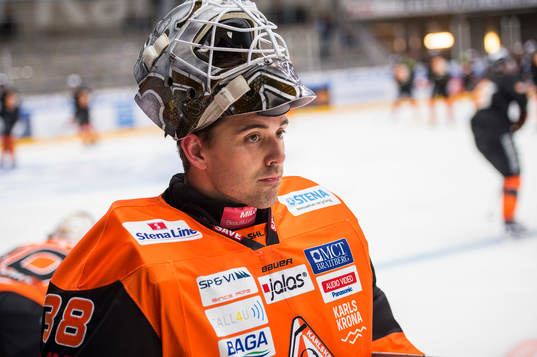 Karlskronas målvakt Johannes Jönsson