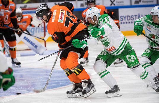 Karlskronas Emil Lundberg och Rögles Sebastian Collberg