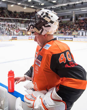 Karlskronas målvakt Johan Holmqvist