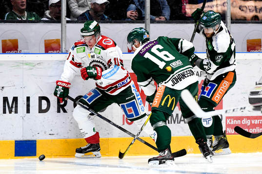 Frölundas Victor Olofsson  och Färjestads Alexander