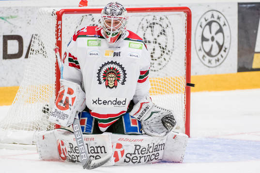 Frölundas målvakt Johan Gustafsson