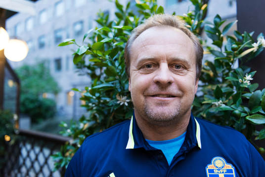 Jonas Thern, scout för herrlandslaget i fotboll