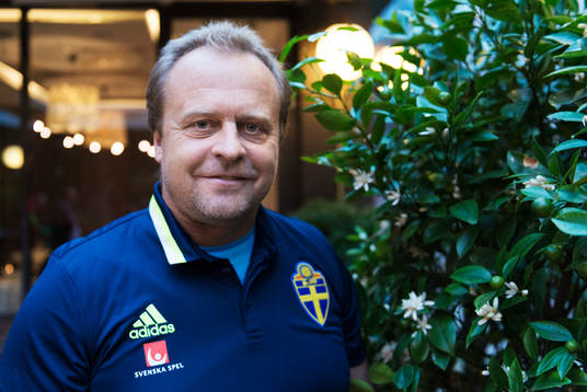 Jonas Thern, scout för herrlandslaget i fotboll