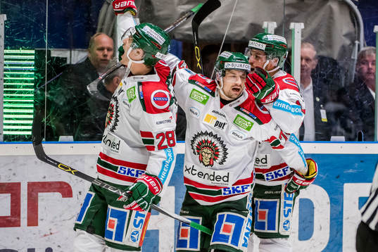 Frölundas Johan Sundström, Patrik Carlsson jublar