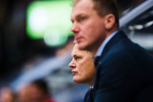 s assisterande tränare Stephan Lundh och tränare Johan