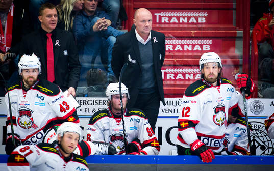 Malmö Redhawks assisterande tränare Jesper Mattsson och