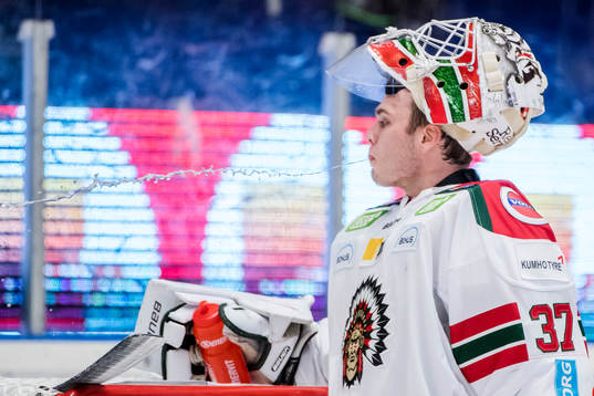 Frölundas målvakt Johan Gustafsson