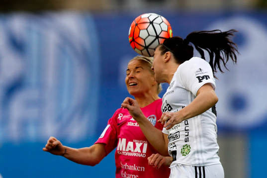 Piteås June Pedersen och Eskilstunas Annica Svensson