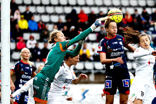 Linköpings målvakt Cajsa Andersson