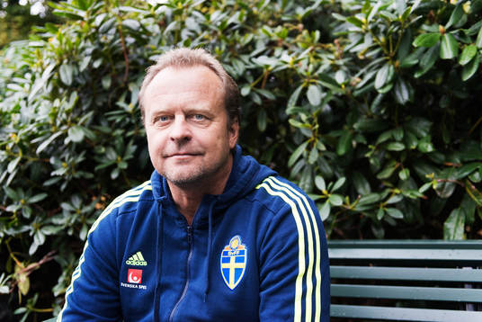 Jonas Thern, scout för herrlandslaget i fotboll