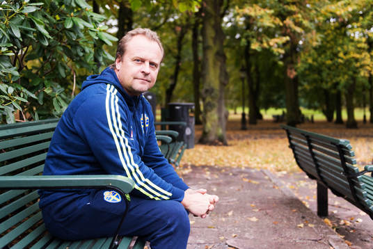 Jonas Thern, scout för herrlandslaget i fotboll