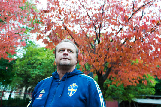 Jonas Thern, scout för herrlandslaget i fotboll