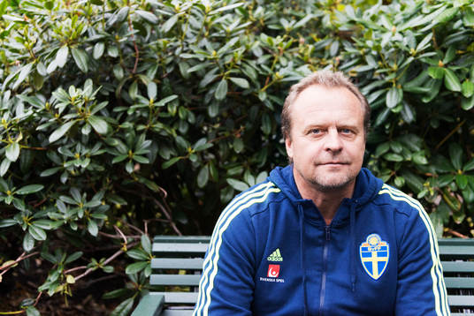 Jonas Thern, scout för herrlandslaget i fotboll