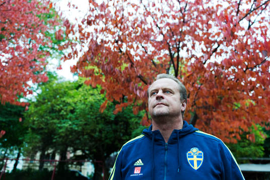 Jonas Thern, scout för herrlandslaget i fotboll