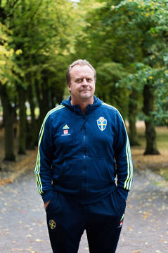 Jonas Thern, scout för herrlandslaget i fotboll