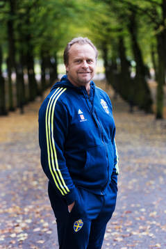 Jonas Thern, scout för herrlandslaget i fotboll