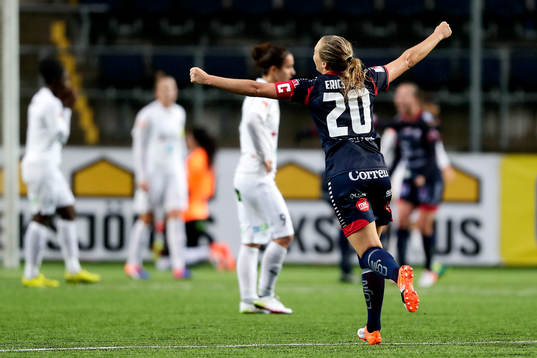 Linköpings Magdalena Eriksson jublar