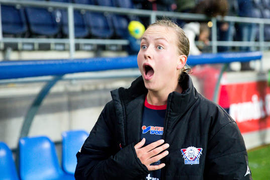 Linköpings Kristine Minde jublar