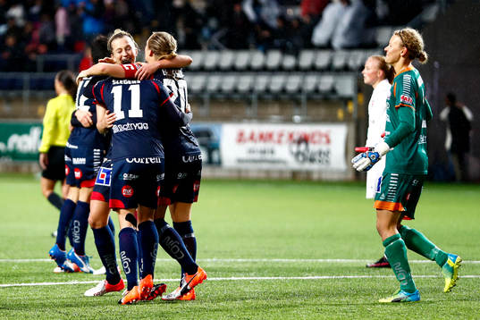 Linköpings spelare jublar