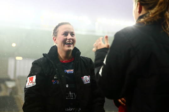 Linköpings Kristine Minde är glad