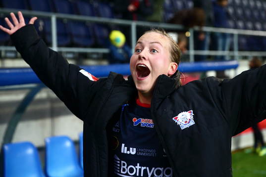 Linköpings Kristine Minde är glad